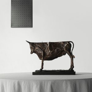 Tượng bò tót decor CD3190