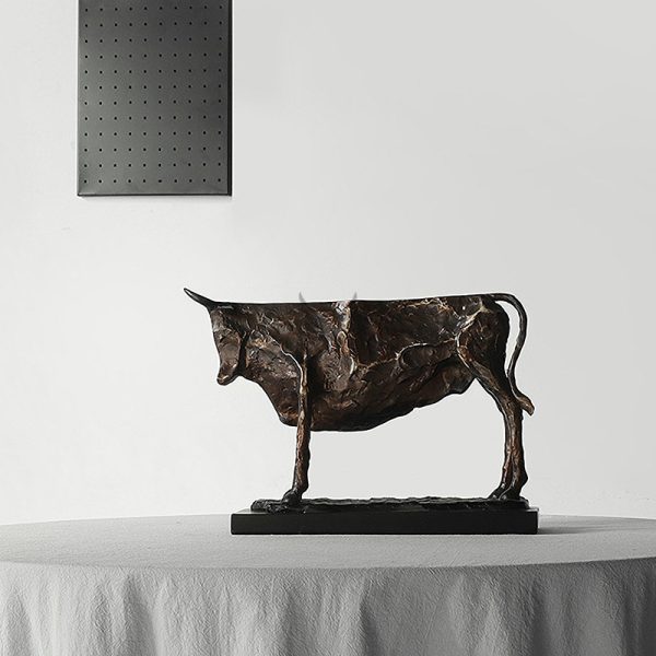 Tượng bò tót decor CD3190