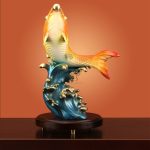 Tượng cá chép hóa rồng trang trí CD616