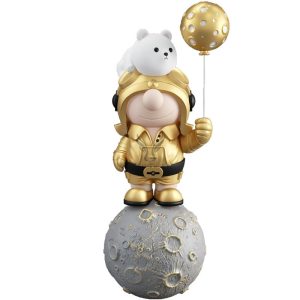 Tượng cậu bé decor trên mặt trăng CD1444