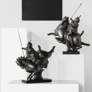 Tượng chiến binh cưỡi ngựa CD3146