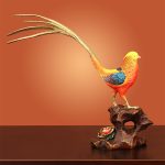 Tượng chim đồng trang trí CD3107