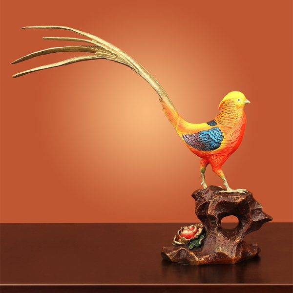 Tượng chim đồng trang trí CD3107