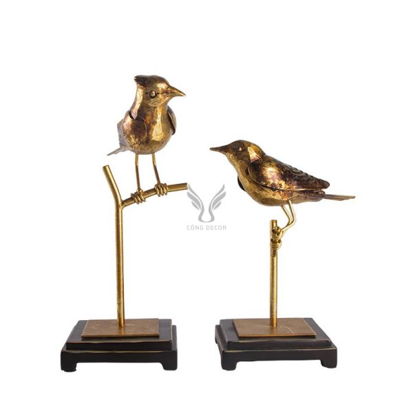 Tượng chim sẻ decor CD3144