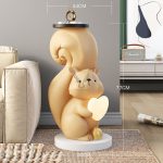 Tượng chú sóc nâu để sàn CD1474