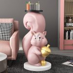 Tượng chú sóc nâu để sàn CD1474