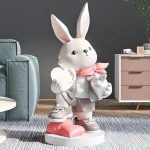 Tượng chú thỏ cao bồi CD1471