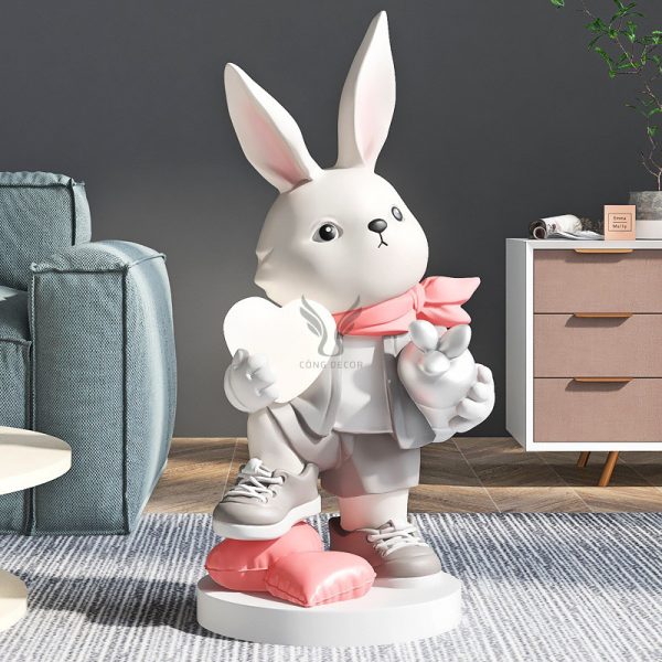 Tượng chú thỏ cao bồi CD1471