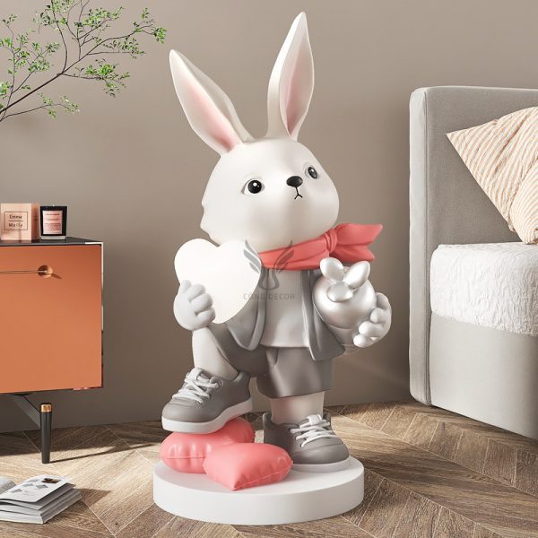 Tượng chú thỏ cao bồi CD1471
