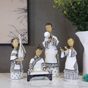 Tượng cô gái Trung Hoa trang trí nội thất CD3163