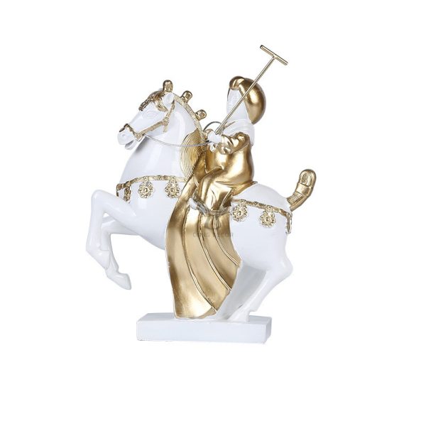Tượng cô gái cưỡi ngựa decor CD1978