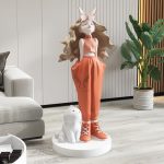 Tượng cô gái đáng yêu decor nội thất CD1439