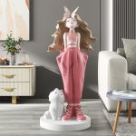 Tượng cô gái đáng yêu decor nội thất CD1439