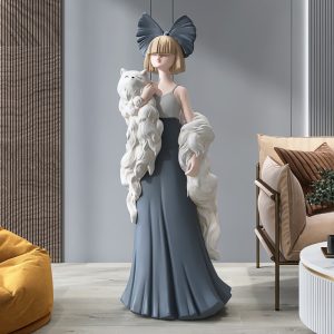 Tượng cô gái để sàn xinh đẹp CD1495