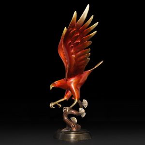 Tượng đại bàng decor bằng đồng CD3084