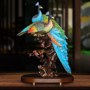 Tượng đôi chim công uyên ương CD3124