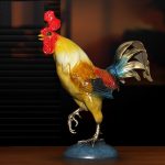 Tượng gà trống gáy phong thủy CD3096