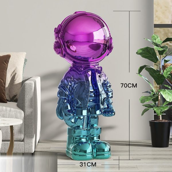 Tượng gấu mạ điện ấn tượng CD1433