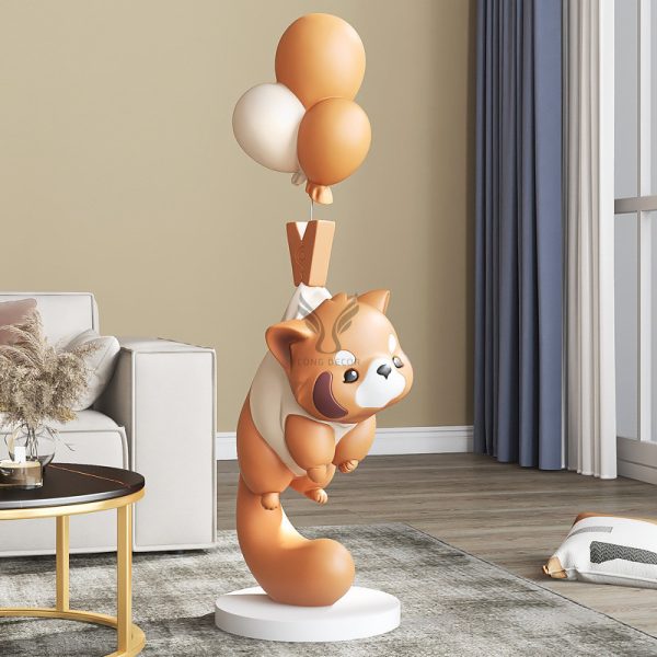 Tượng gấu trúc để sàn CD1459