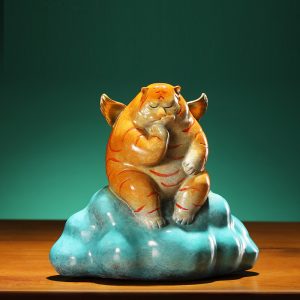 Tượng hổ ngồi trên mây đẹp CD1920