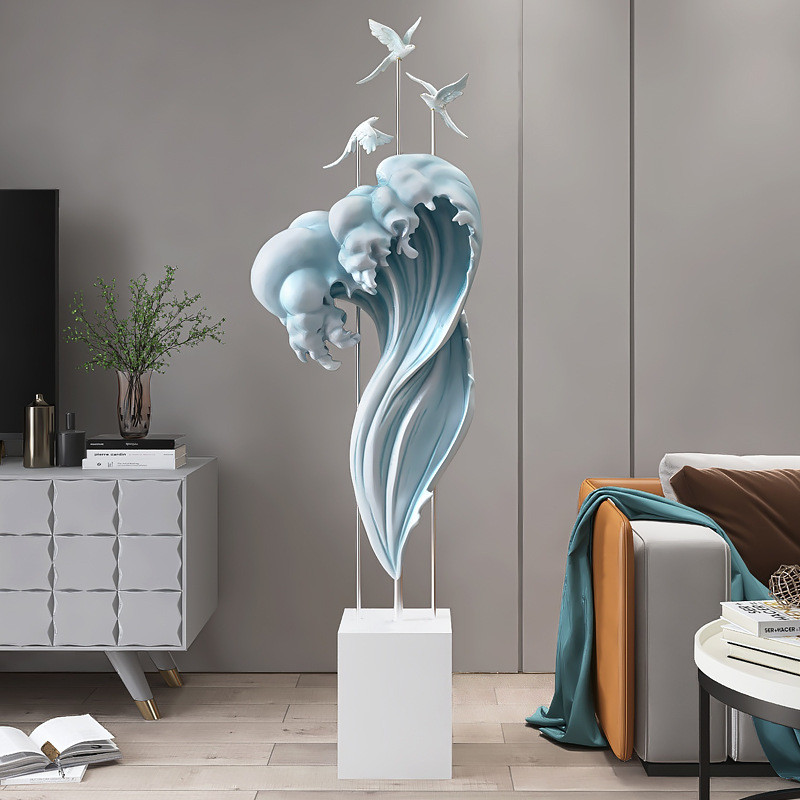 Tượng ngọn sóng để sàn CD1494