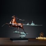 Tượng ngựa cưỡi mây độc đáo CD1917