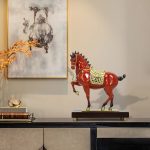 Tượng ngựa đồng trang trí CD3123