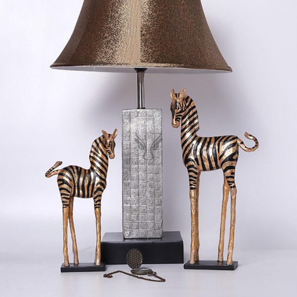 Tượng ngựa vằn decor CD3183