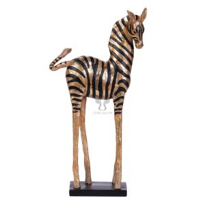Tượng ngựa vằn decor CD3183