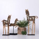 Tượng ngựa vằn decor CD3183