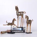 Tượng ngựa vằn decor CD3183