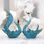Tượng thiên nga bằng đồng CD3128