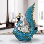 Tượng thiên nga bằng đồng CD3128