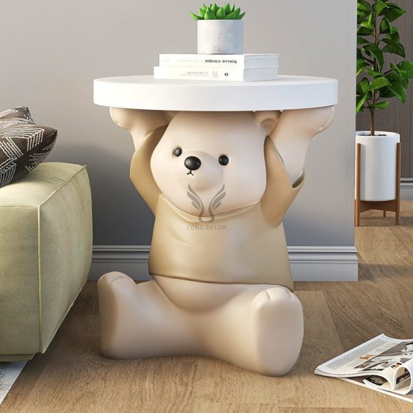 Bàn nhỏ để sàn hình gấu
