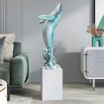 Tượng cá voi để sàn