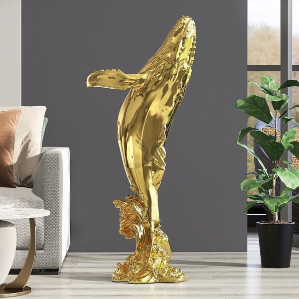 Tượng cá voi để sàn