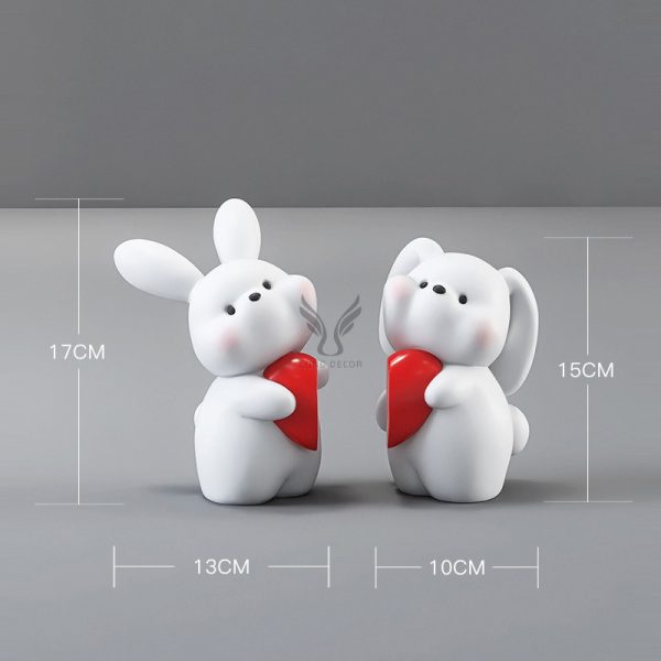 Tượng đôi thỏ dùng tặng quà tân hôn