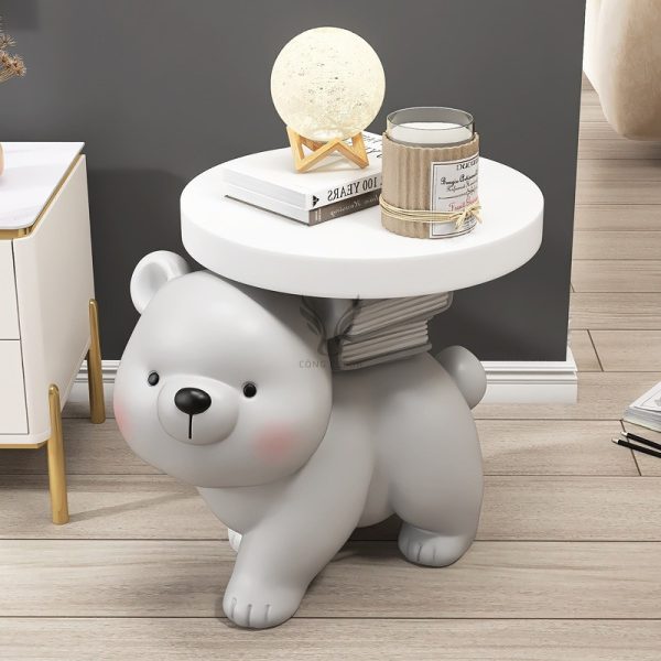 Tượng gấu cõng bàn