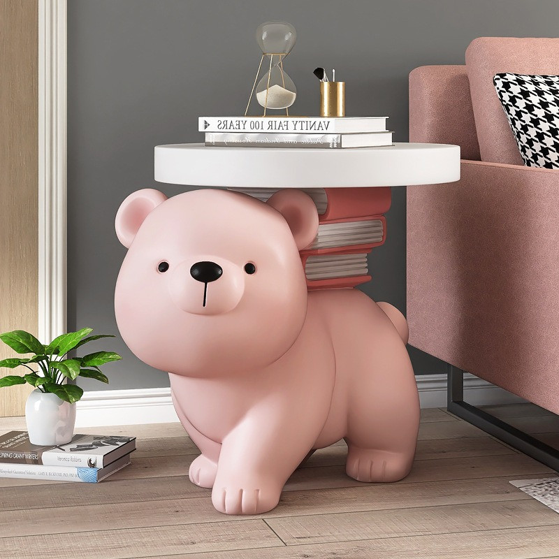 Tượng gấu cõng bàn