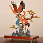 Tượng hạc bằng đồng đẹp