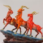 Quà tặng tượng hươu bằng đồng đẹp