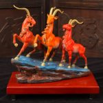 Tượng hươu bàng đồng đẹp