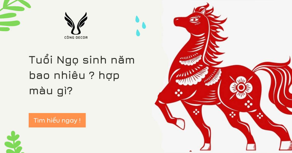 Tuổi Ngọ sinh năm bao nhiêu ? hợp màu gì?