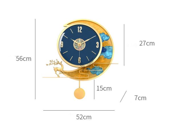 Đồng hồ treo tường cao cấp CD31288
