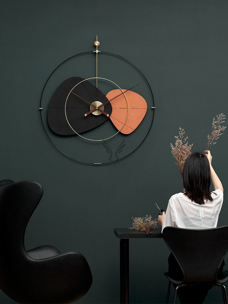 Đồng hồ treo tường trang trí phòng khách tối giản CD31230