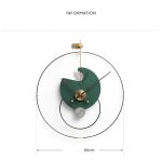Đồng hồ treo tường thời trang tối giản hiện đại nền tường trang trí CD31227