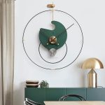 Đồng hồ treo tường thời trang tối giản hiện đại nền tường trang trí CD31227