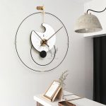 Đồng hồ treo tường thời trang tối giản hiện đại nền tường trang trí CD31227