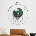 Đồng hồ treo tường thời trang tối giản hiện đại nền tường trang trí CD31227