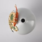 Bình gốm sứ màu men trang trí bàn làm việc CD31346